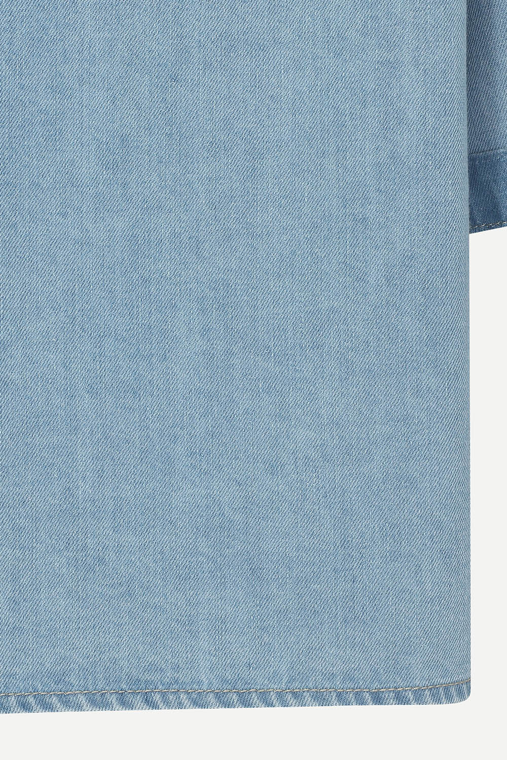 [캐리스노트] 크롭 반소매 데님 자켓 라이트 블루