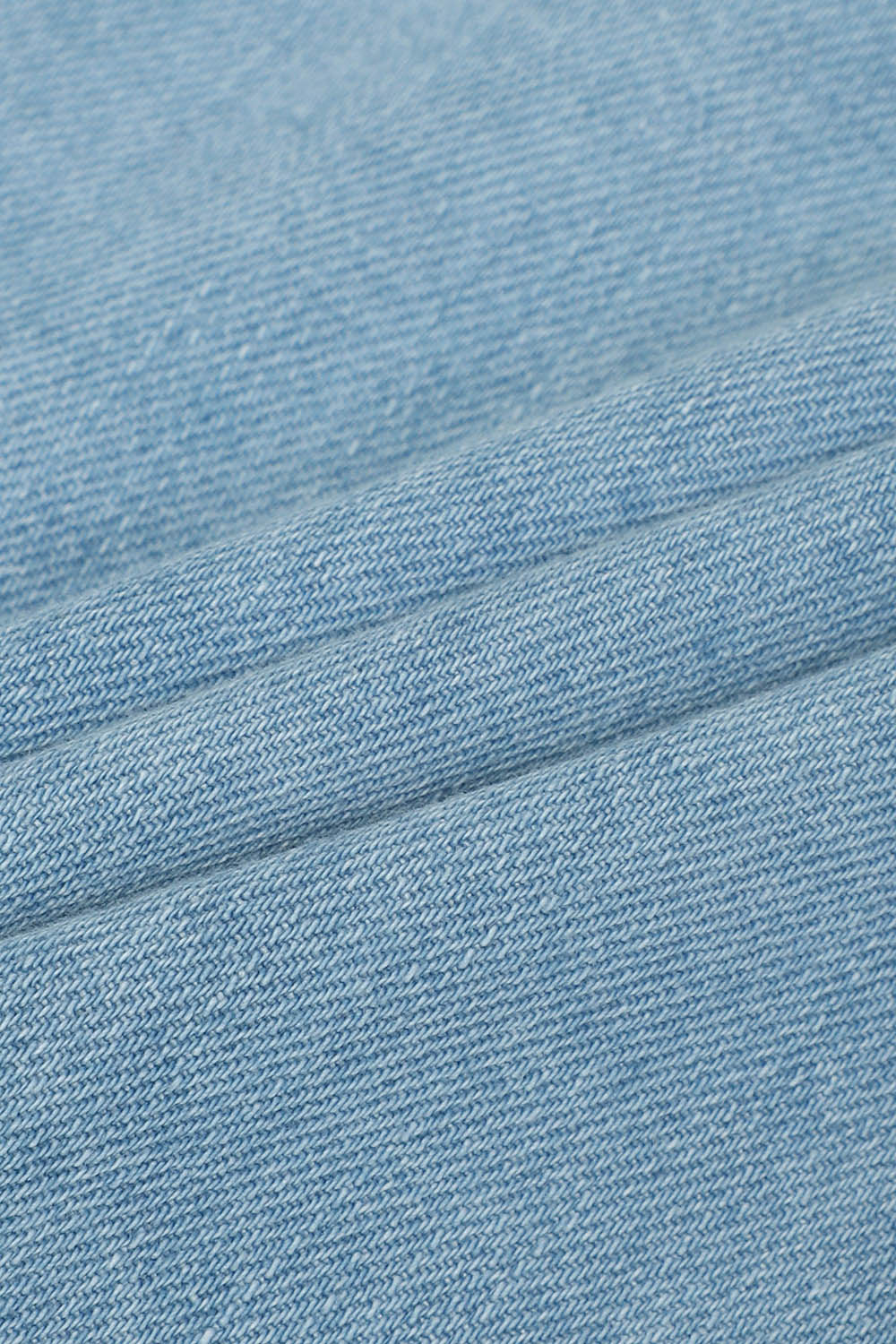 [캐리스노트] 크롭 반소매 데님 자켓 라이트 블루