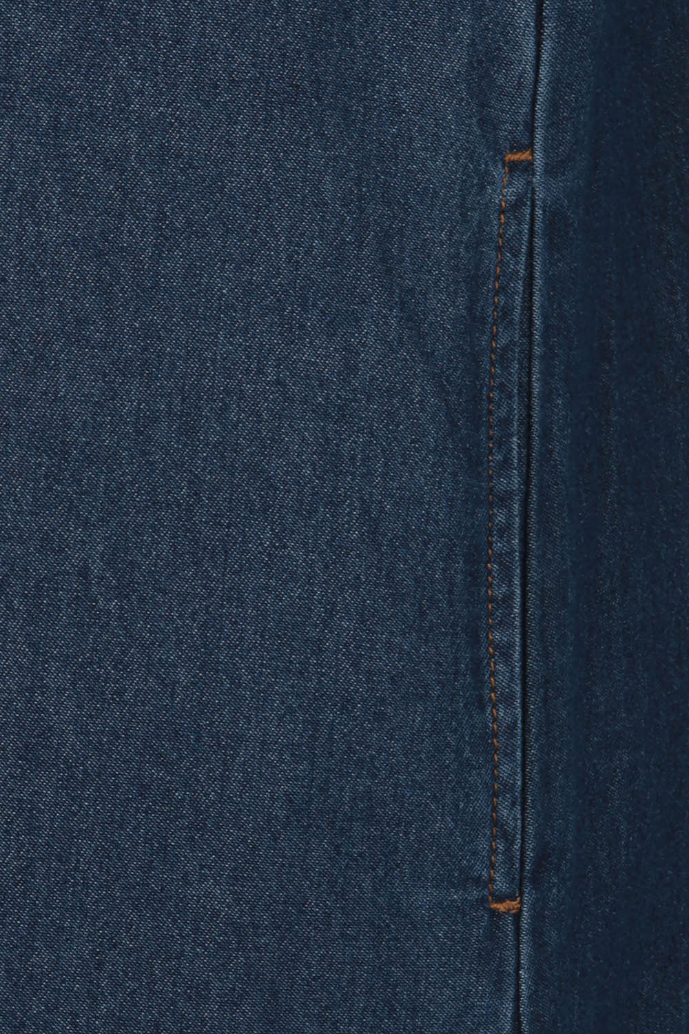 [캐리스노트] 반오픈 롱기장 데님 원피스 네이비