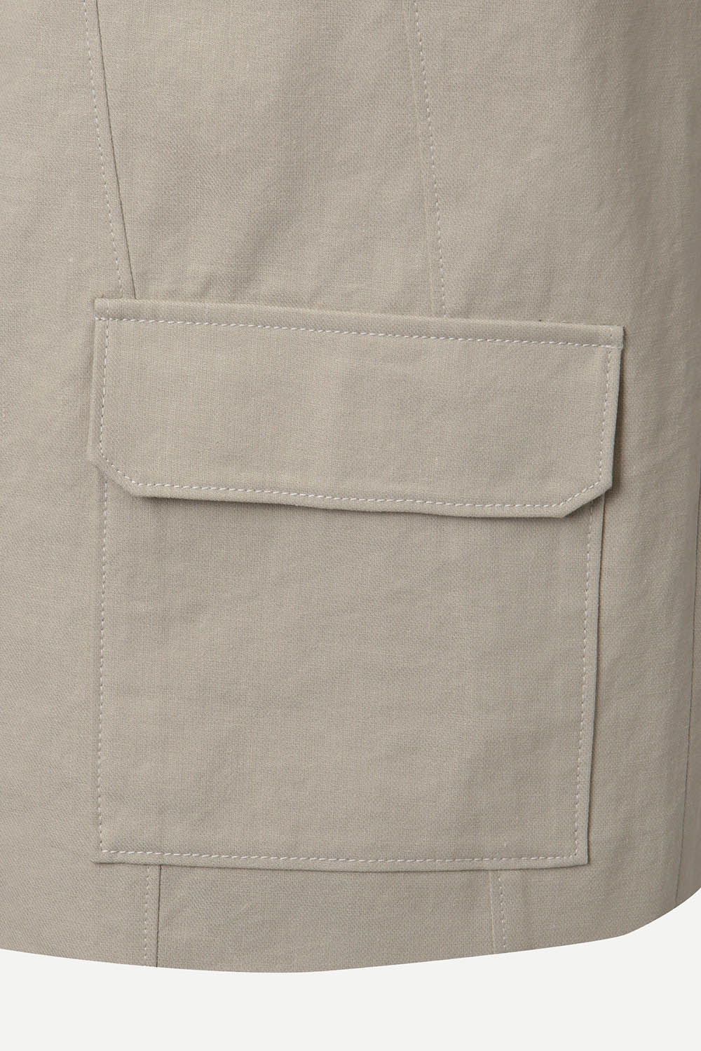 [캐리스노트] 쓰리버튼 싱글 자켓 라이트 카키