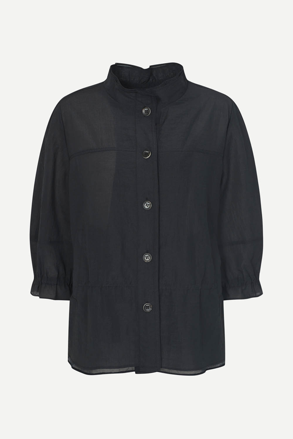 [캐리스노트] 모크넥 점퍼 차콜