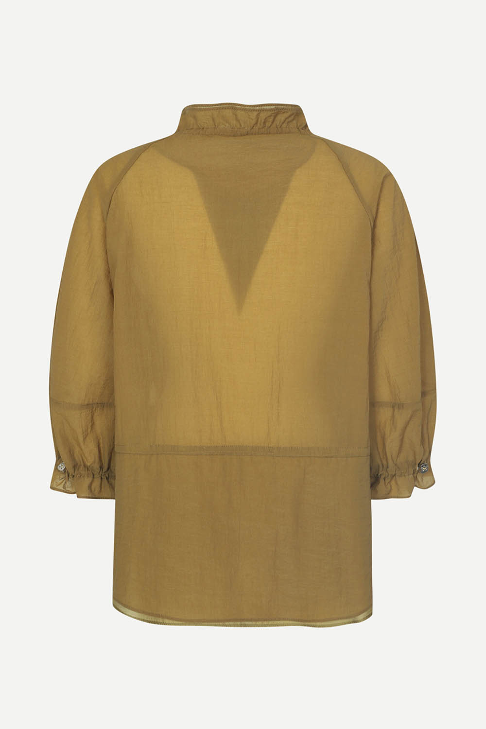 [캐리스노트] 모크넥 점퍼 올리브 그린