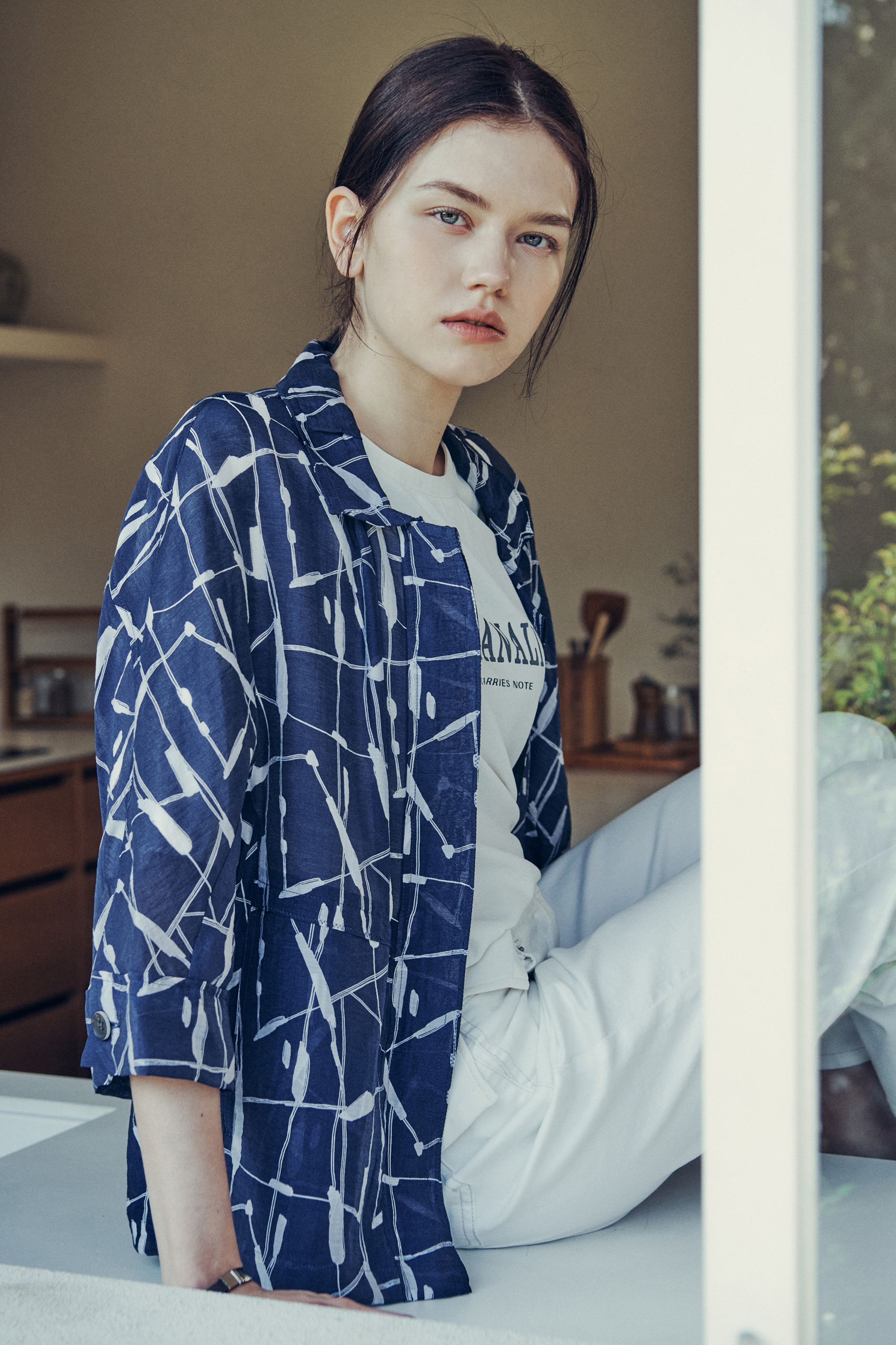 [크리에이터 PICK] 숏 프린트 점퍼