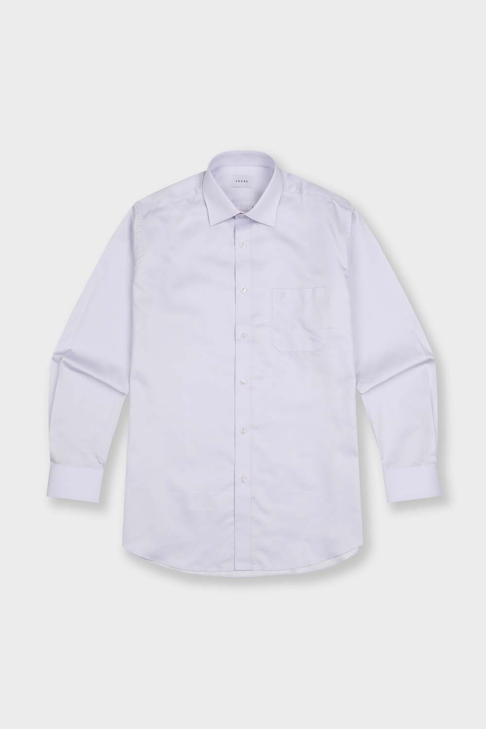 [공식몰] 면혼방 기본 사틴 일반핏 셔츠 바이올렛