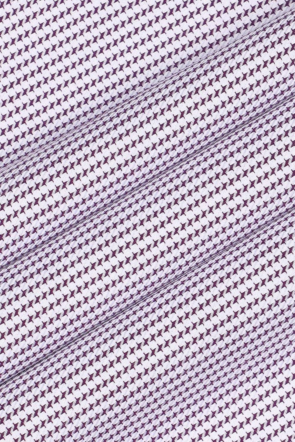 [공식몰] 마이크로 스트레치 일반핏 스트라이프 셔츠 와인