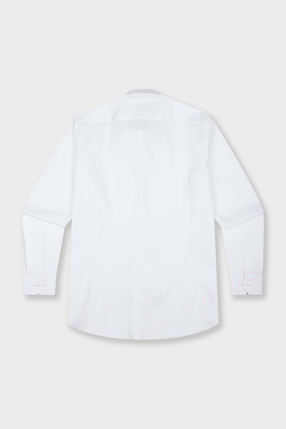 [공식몰] 구김적은 고밀도 자수 슬림핏 셔츠 화이트