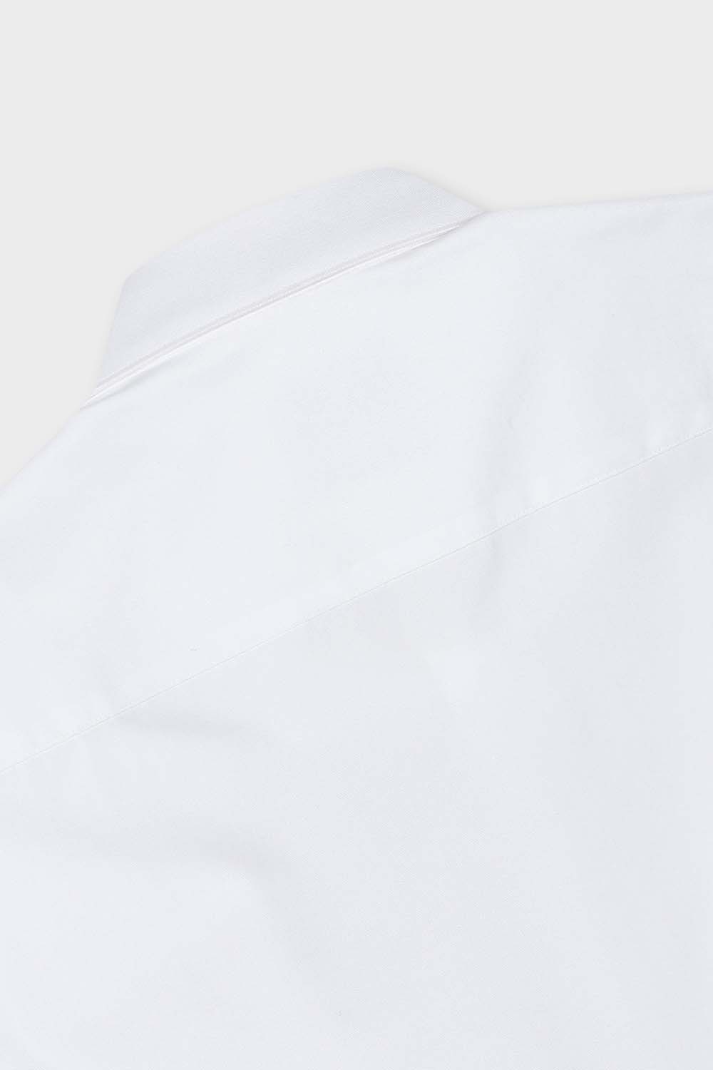 [공식몰] 구김적은 고밀도 자수 슬림핏 셔츠 화이트