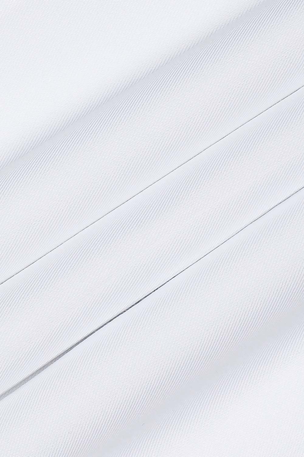 [공식몰] 구김적은 고밀도 자수 슬림핏 셔츠 화이트