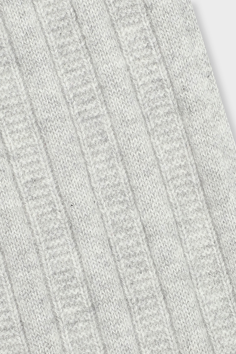 [공식몰] 배색 포인트 심플 머플러 그레이