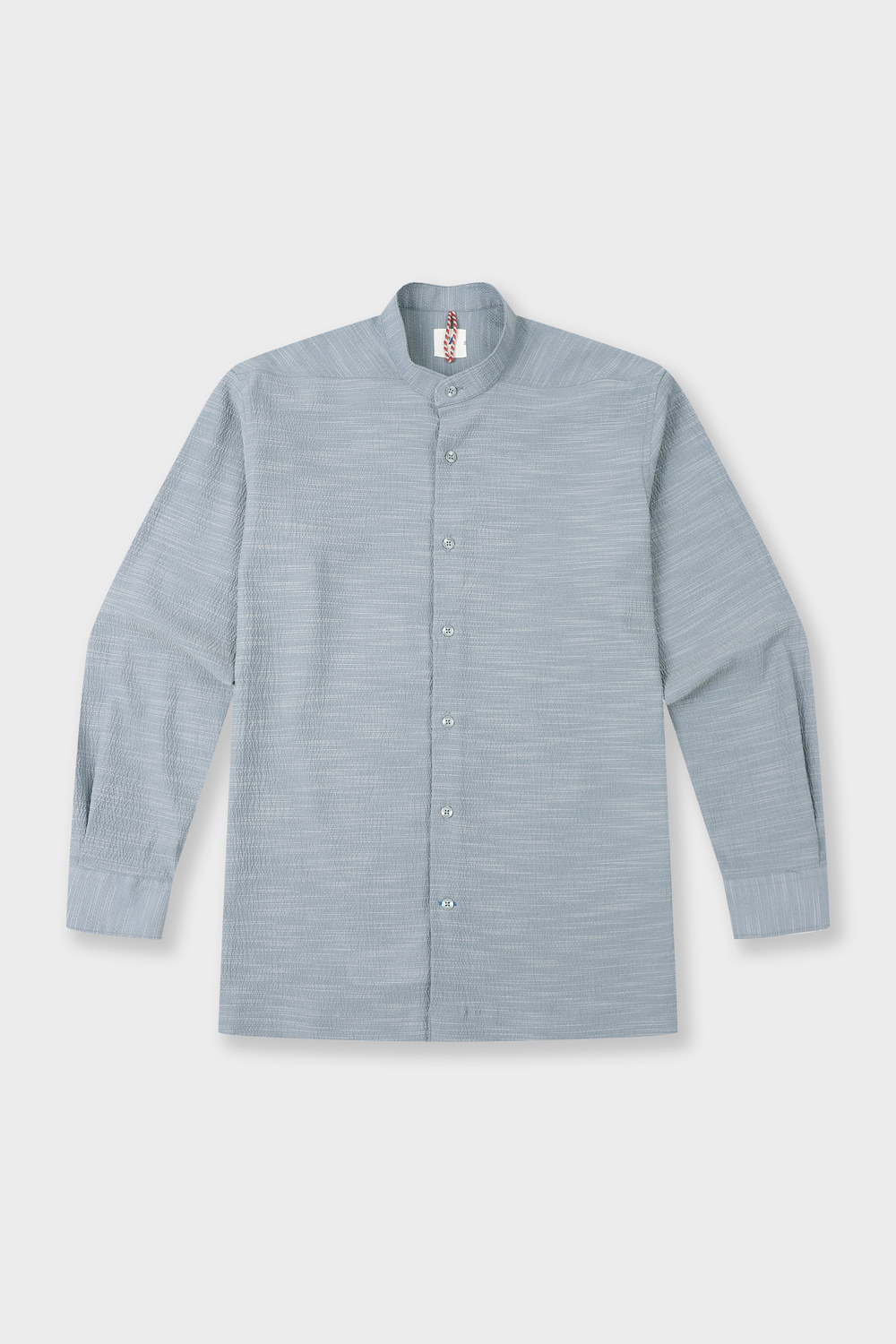 [쇼핑백증정][예작] 시어서커 솔리드 캐쥬얼 셔츠 그레이