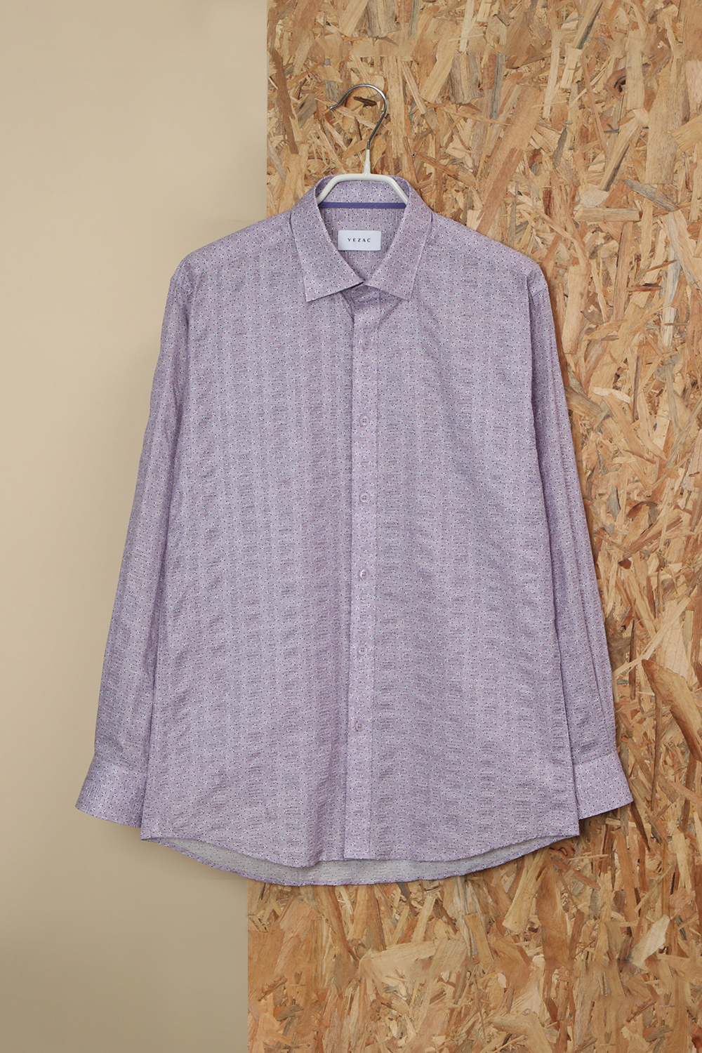 [쇼핑백증정][예작][이지케어] 면 100% 레귤러핏 리플 서커 셔츠 핑크